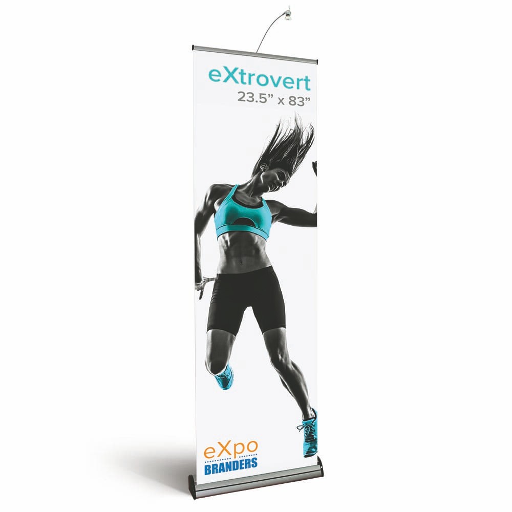 23.5in retractable banner stand 