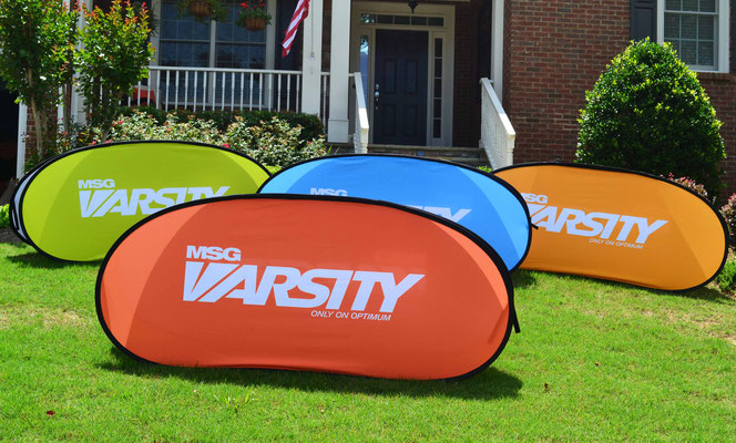 custom portable pop up marketing sign