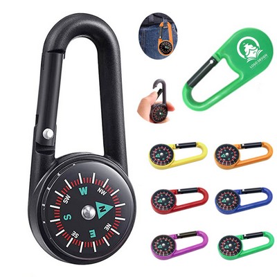 Compass With Carabiner