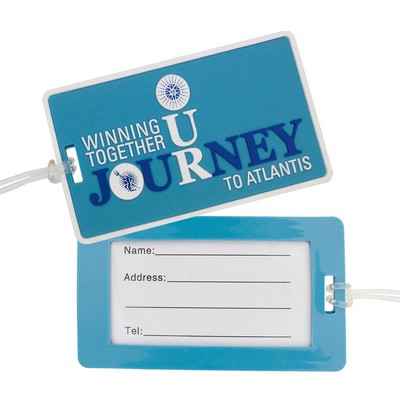 PVC Luggage Tag w/Paper Insert