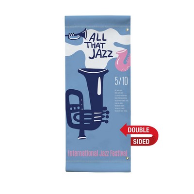 30" x 72" Vinyl Boulevard Banner Double-Sided